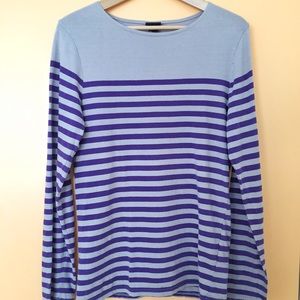 H&M Purple Strip Long Sleeve T-Shirt